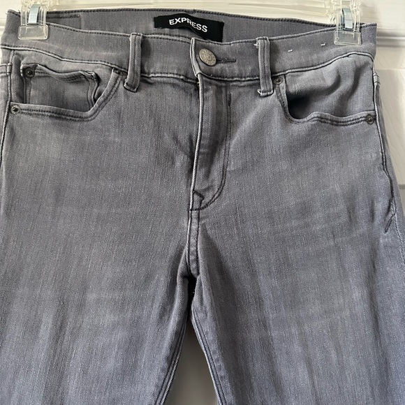 Express Jean Jeggins, stretchy, grey, Sz. 6L - Picture 5 of 6